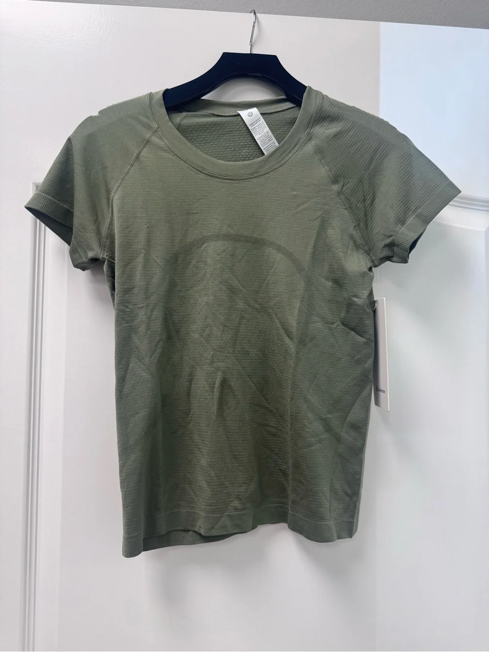 lululemon athletica Short Sleeve Tee in Olive Green
